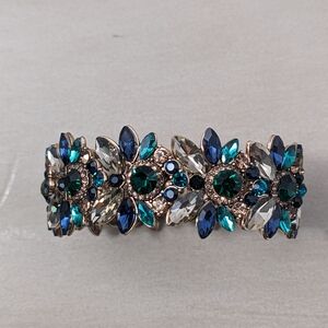 Dazzling Crystal Floral Bracelet